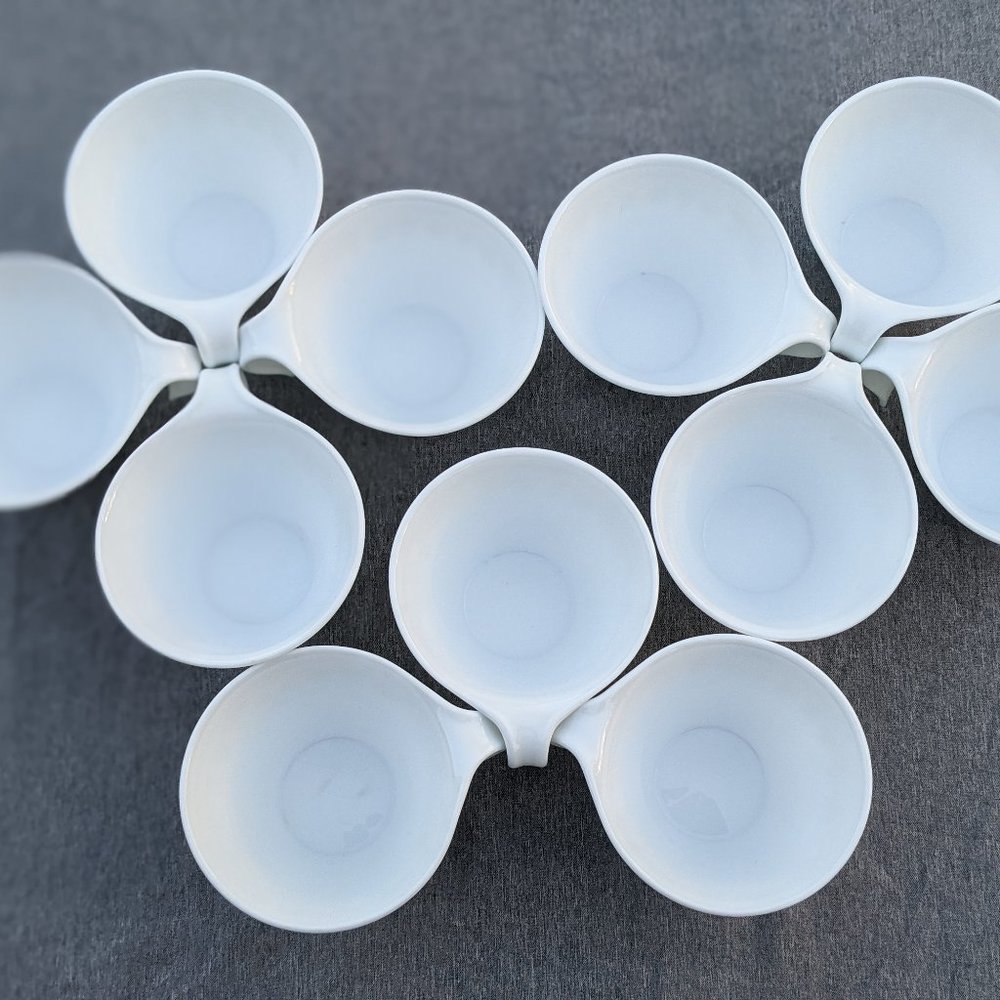 Corning by Corelle Butterfly Gold Coffee Tea Cups Mugs Hook Handle Set of 11